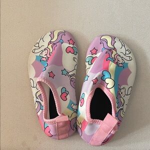 Amazon Unicorn Kids Water Shoes - Pink and Multicolor
